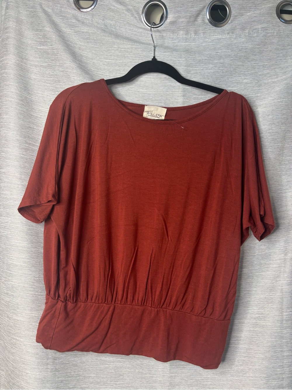 Willow Rust Short Sleeve Blouson Tee